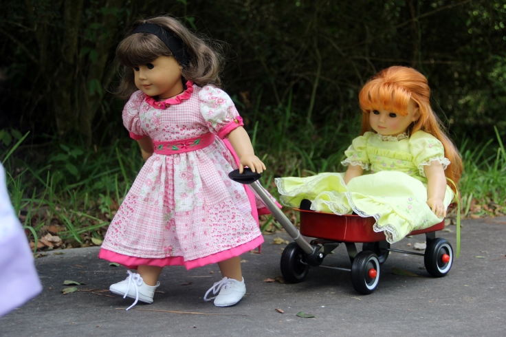 Play time outside! a 18" doll adventure by stitching with Elli