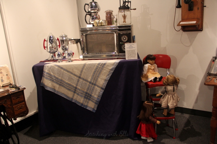 The dolls explore a museum- an American girl photostory by Stitching with Elli