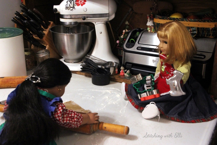 Time to make Cutout cookies!- American girl Christmas story by Stitching with Elli