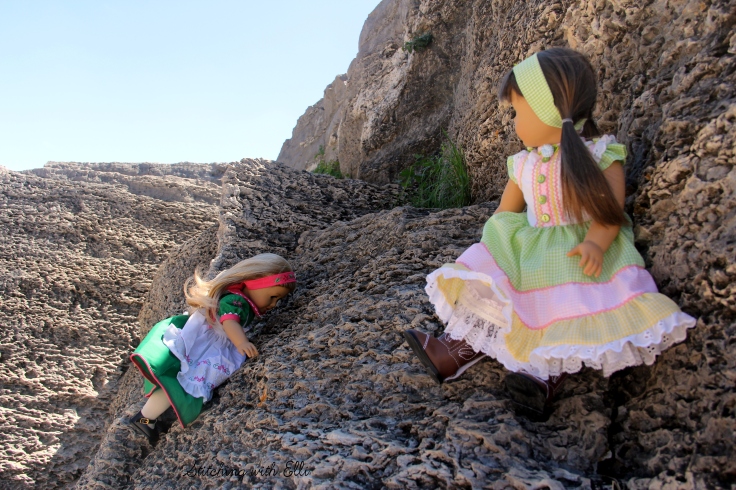Exploring Pedernales Falls State Park- a 18" doll adventure with american girls by Stitching with Elli
