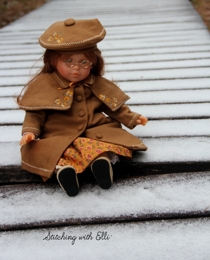 Debbie and Lanie enjoy their snow day. See the rest of their snowy adventure on www.stitchingwithelli.com